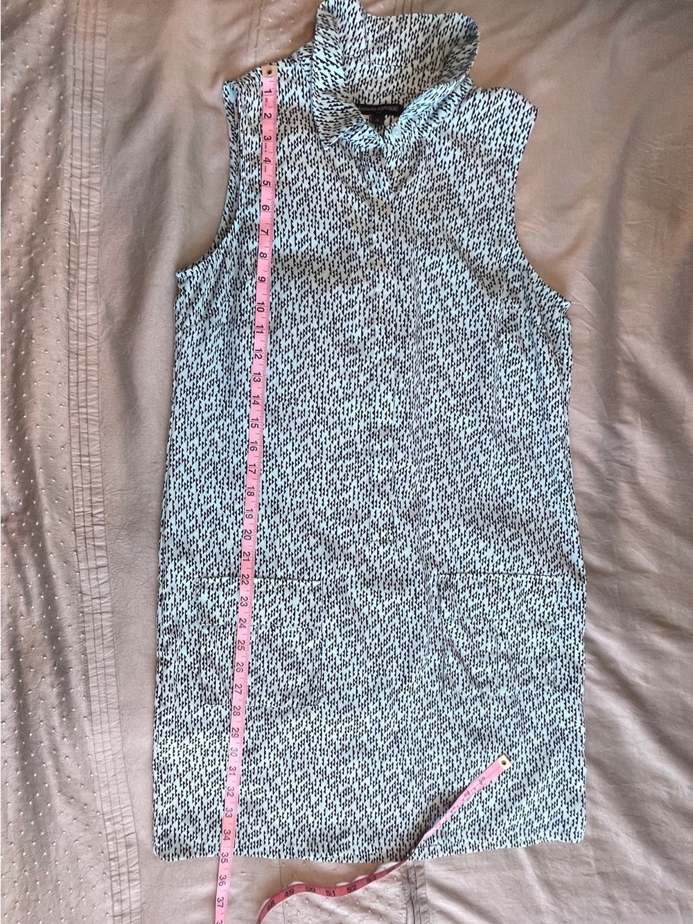 Summer! Banana Republic Sleeveless Geometric Print Shirt Dress size 6 - Picture 11 of 11